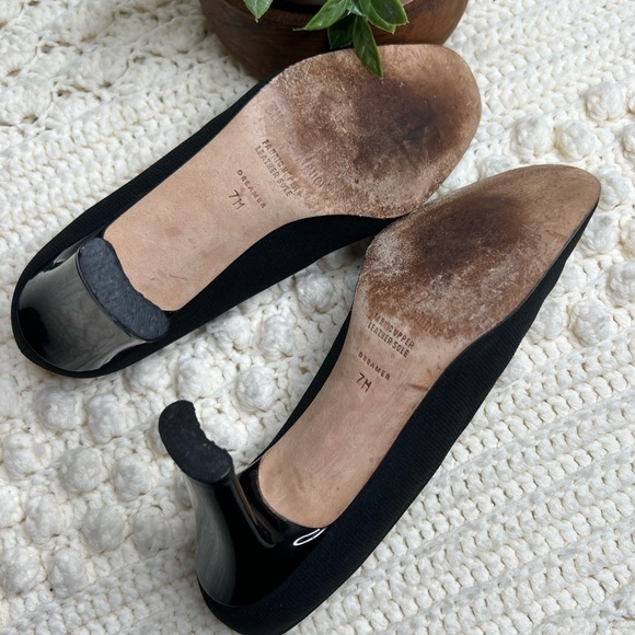 ETIENNE AIGNER Vintage Women’s Dreamer Heel Pumps Black Leather 7 - Picture 7 of 13